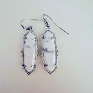 Kendra Scott Howlite Francis earrings